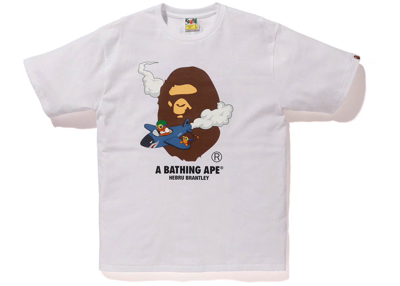 BAPE x Hebru Brantley 1 Tee White