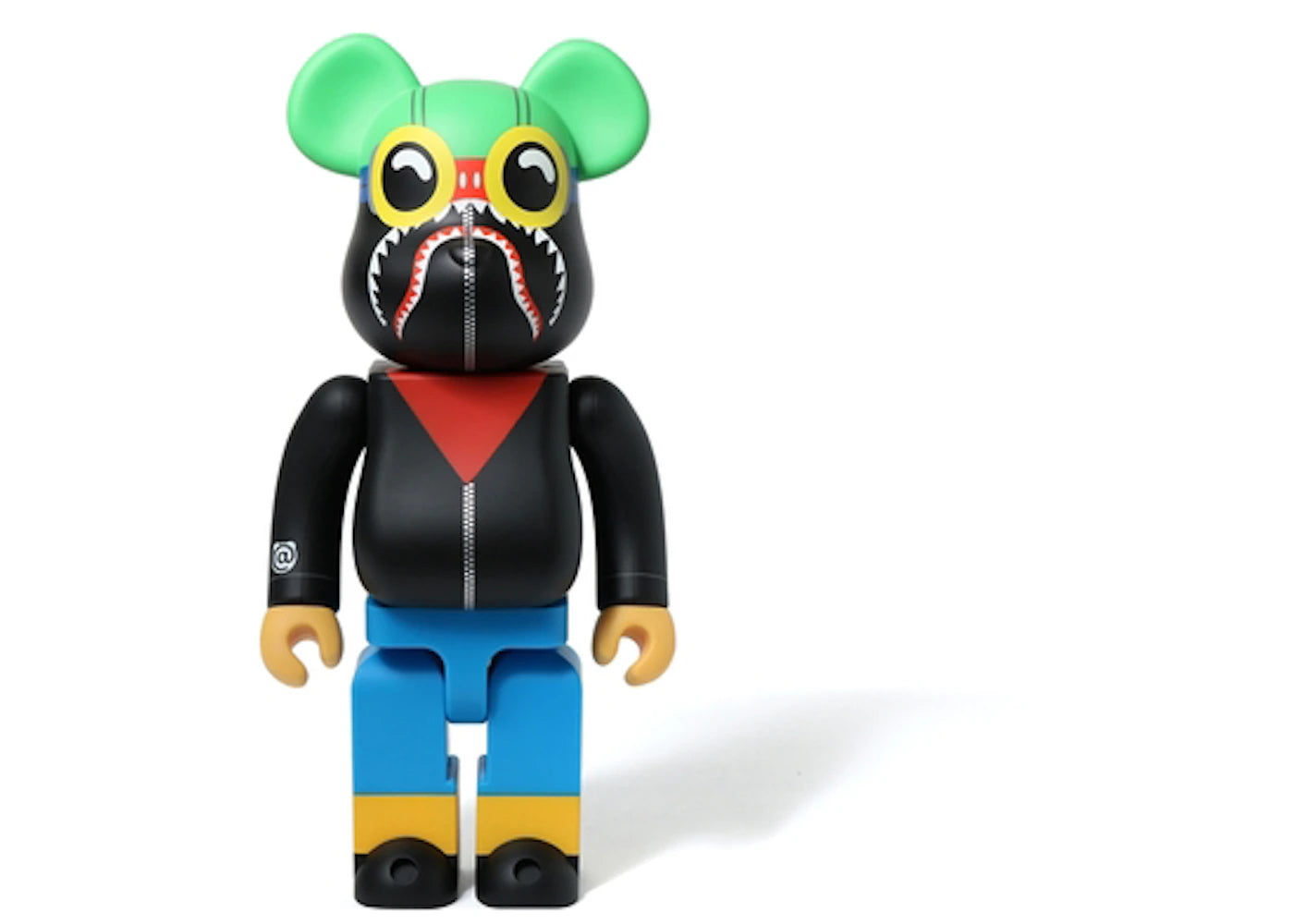 Bearbrick x Hebru Brantley Flyboy Shark 400% Bearbrick Black