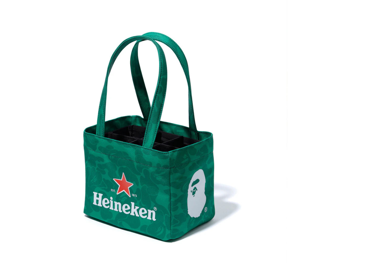 BAPE x Heineken 100 Six Pack Bottle Carrier Green
