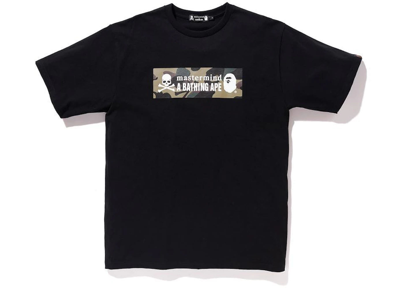 BAPE x Mastermind Japan Camo Logo Tee Black/Green