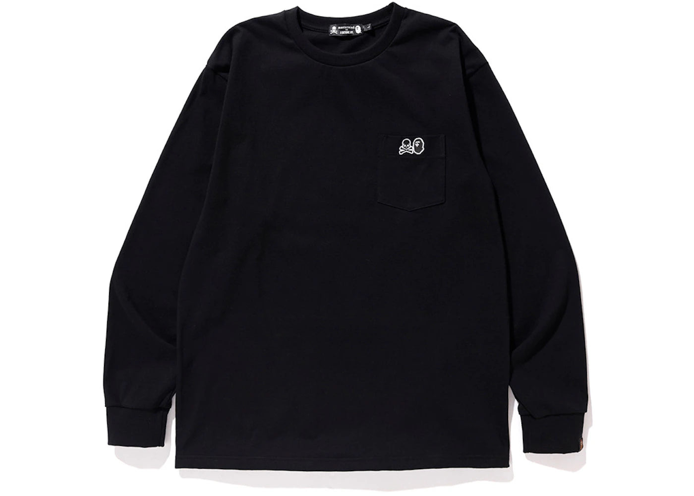 BAPE x Mastermind Japan L/S Pocket Tee Black