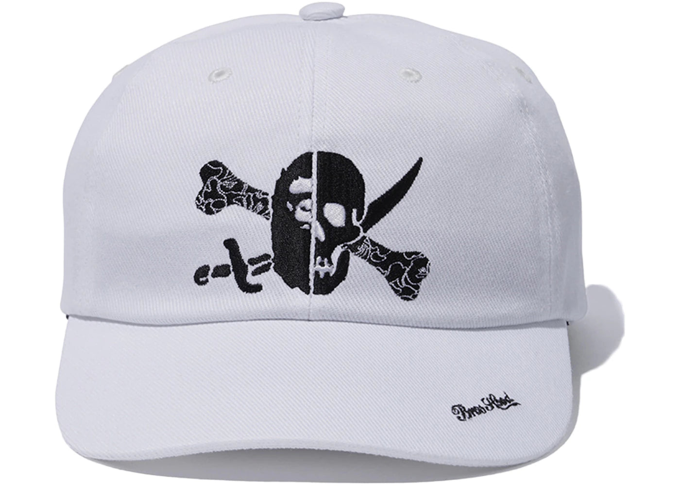 BAPE x Neighborhood Ape & Skull Cap White
