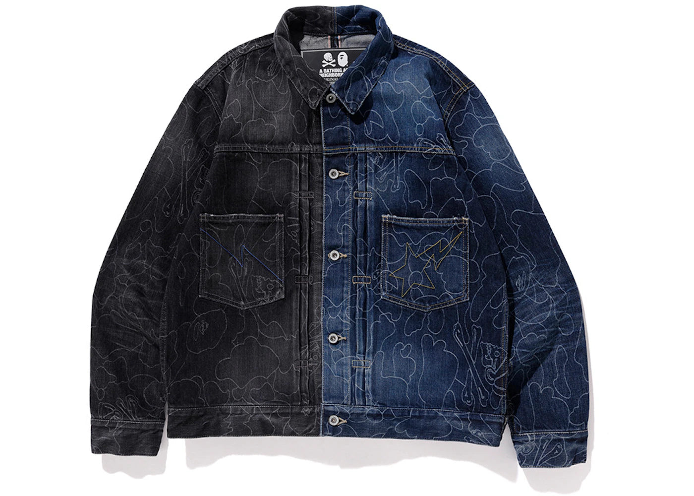 BAPE x Neighborhood Savage Stockman Jacket Black/Indigo