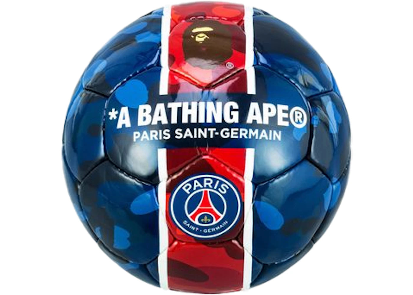 BAPE x PSG Soccer Ball Blue/Red