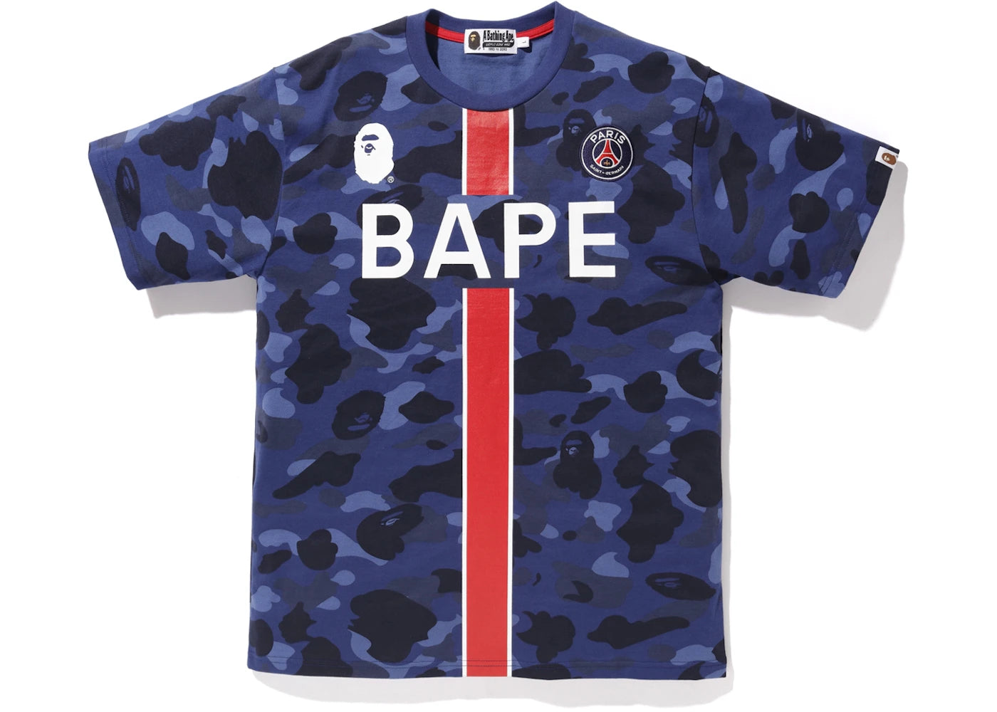 BAPE x PSG Tee Navy