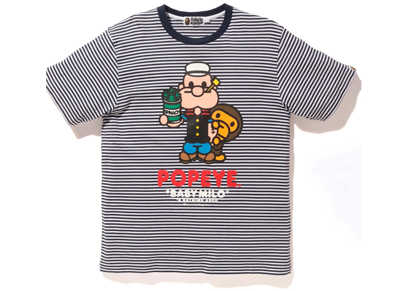 BAPE x Popeye Hoop Tee Navy