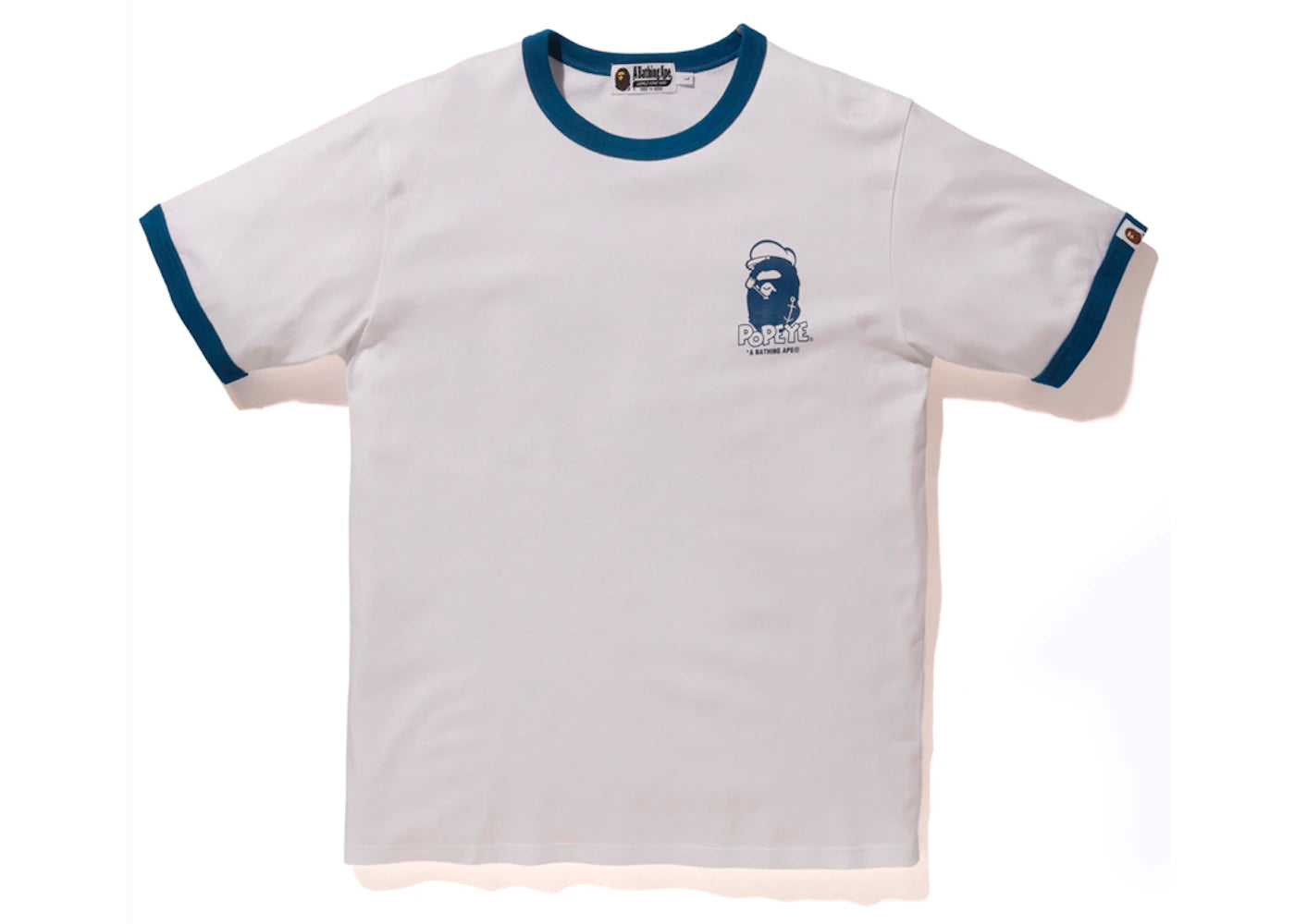 BAPE x Popeye Trim Tee Navy