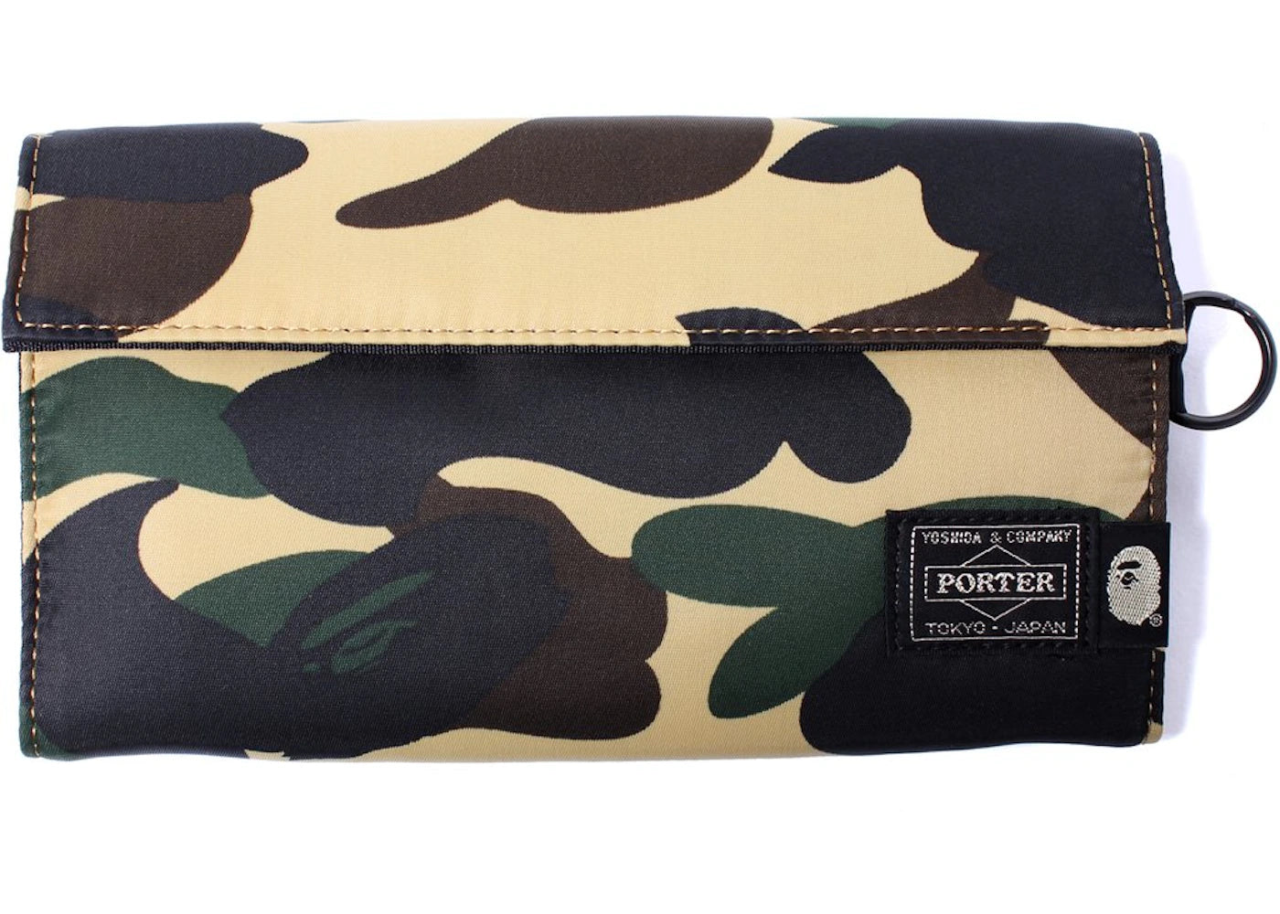 BAPE x Porter 1st Camo Long Wallet Yellow