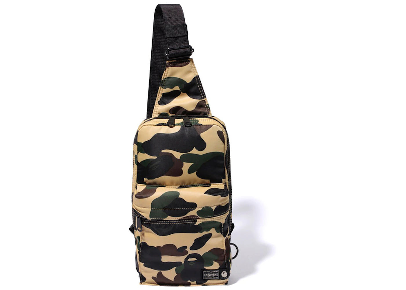 BAPE x Porter 1st Camo One Shoulder Bag Yellow