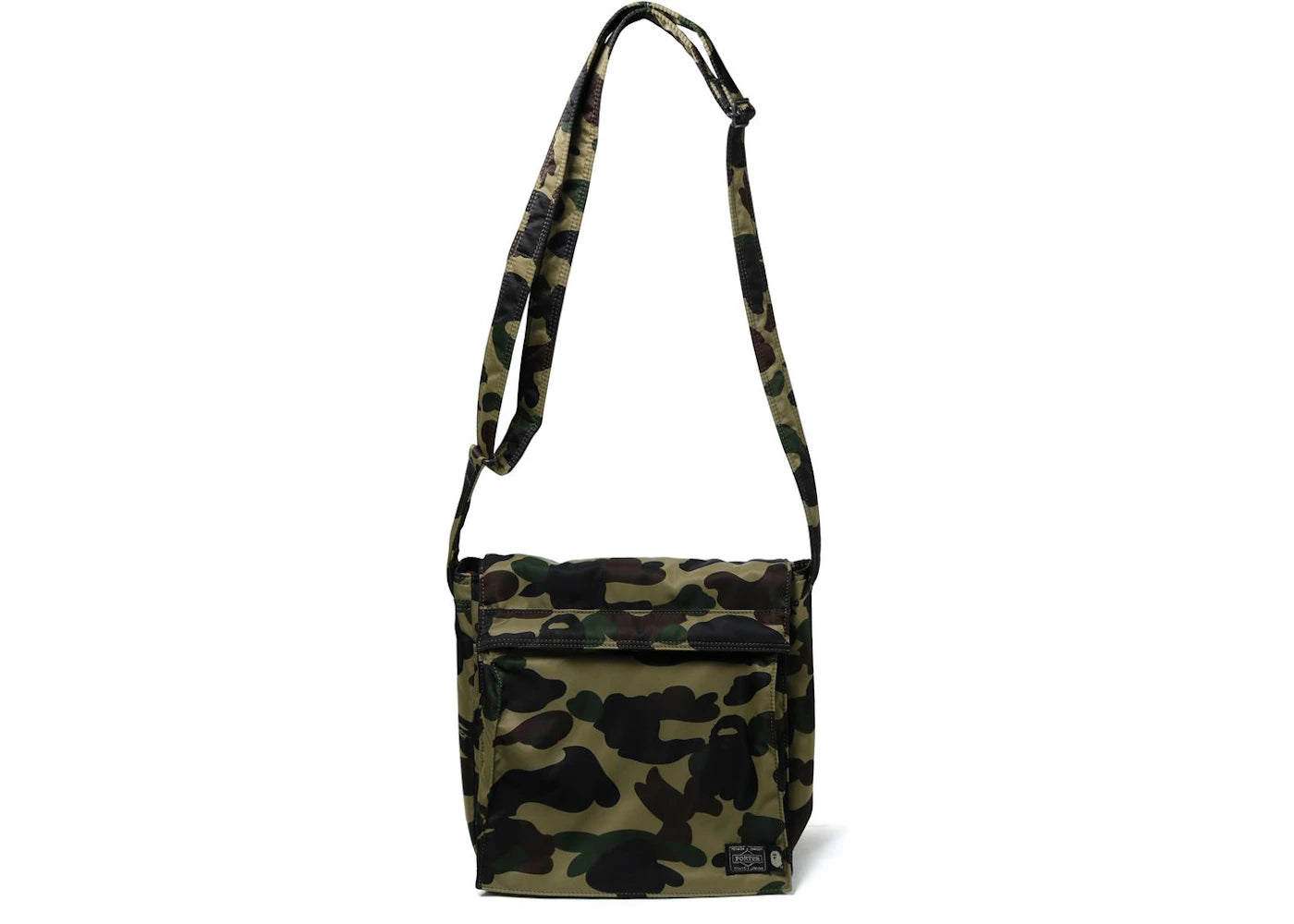 BAPE x Porter 1st Camo Shoulder Bag Green