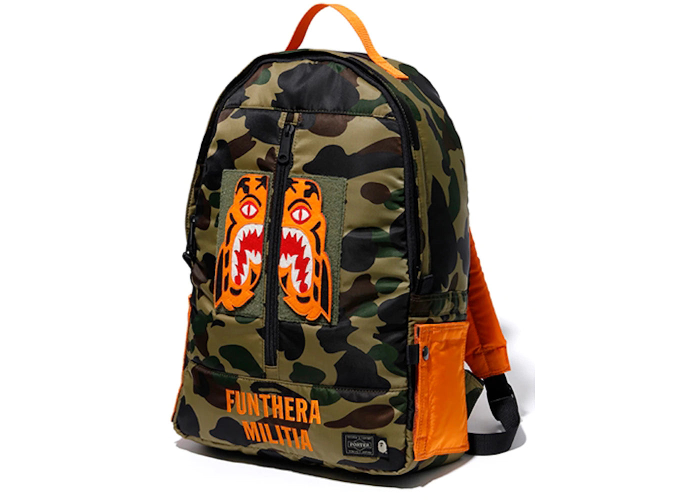 BAPE x Porter 1st Camo Tiger Day Pack Green