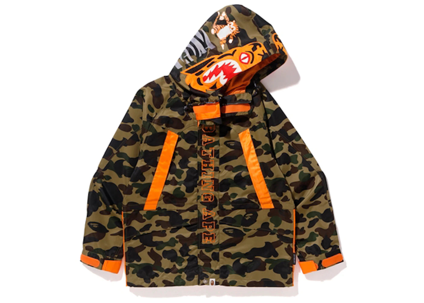 BAPE x Porter 1st Camo Tiger Snowboard Jacket Green