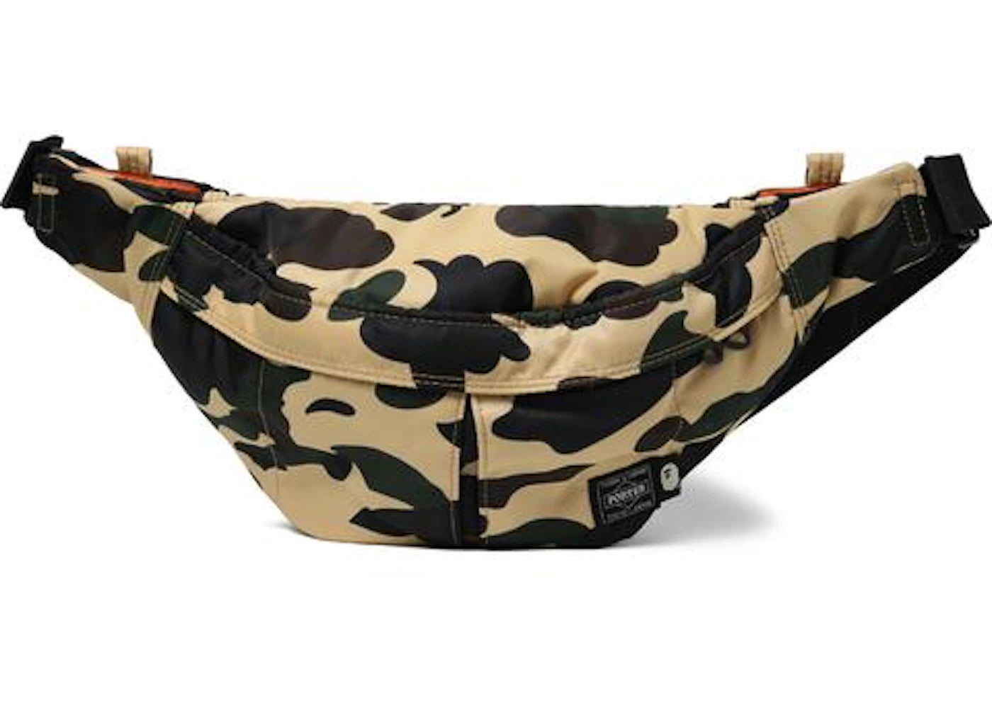 BAPE x Porter 1st Camo Waist Bag (SS18) Yellow