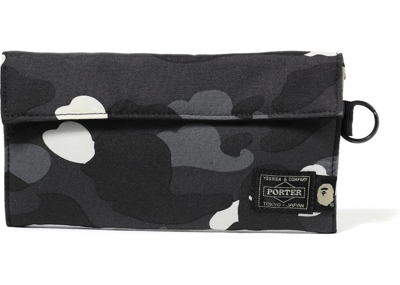 BAPE x Porter City Camo Long Wallet Black