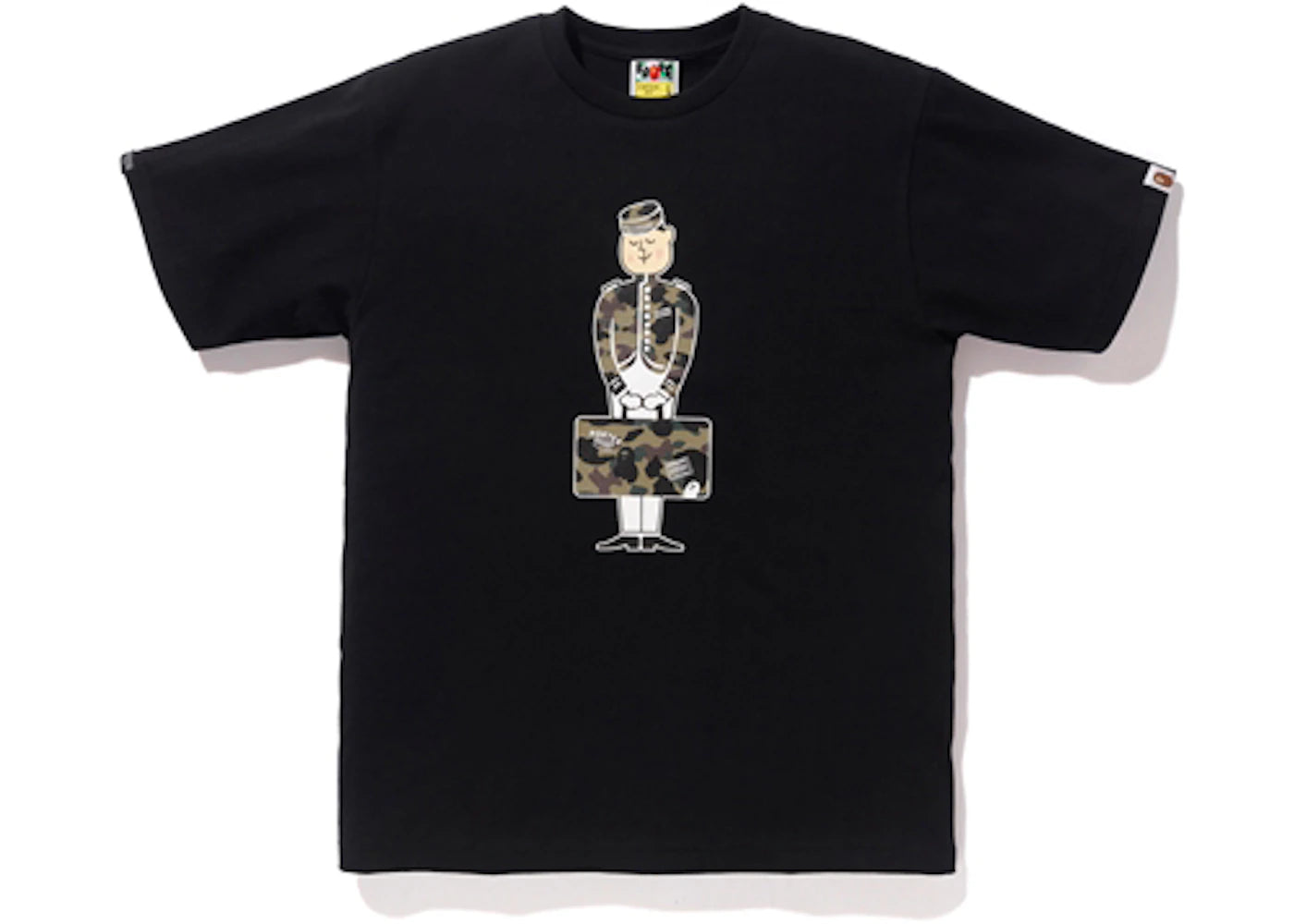 BAPE x Porter Stand Tee Black