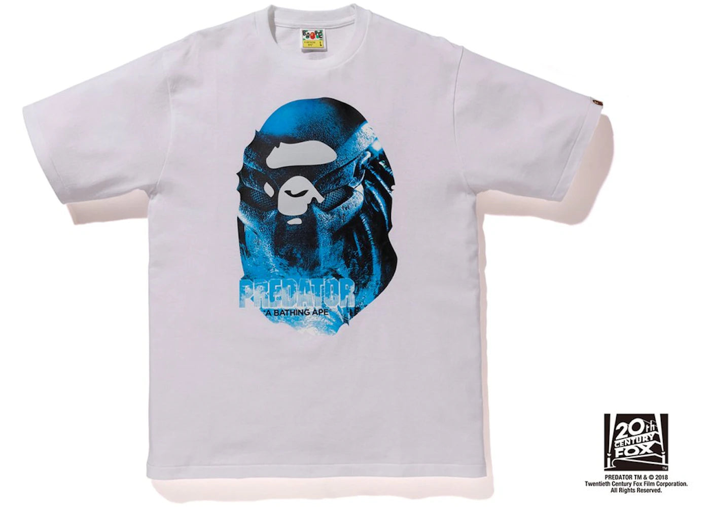 BAPE x Predator Ape Head Tee White
