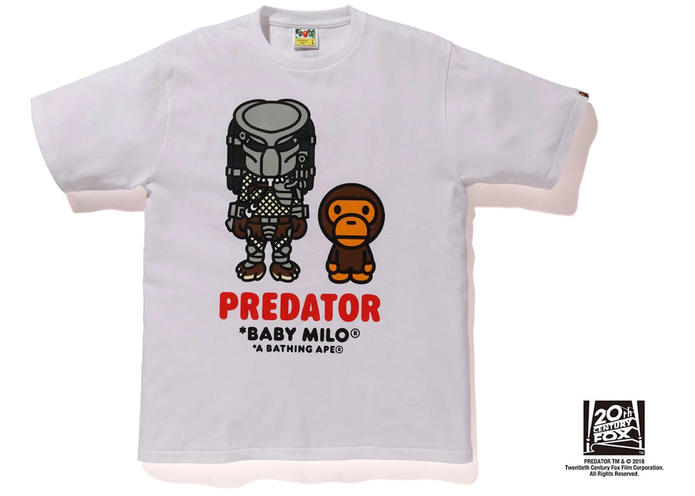 BAPE x Predator Baby Milo Tee #1 White