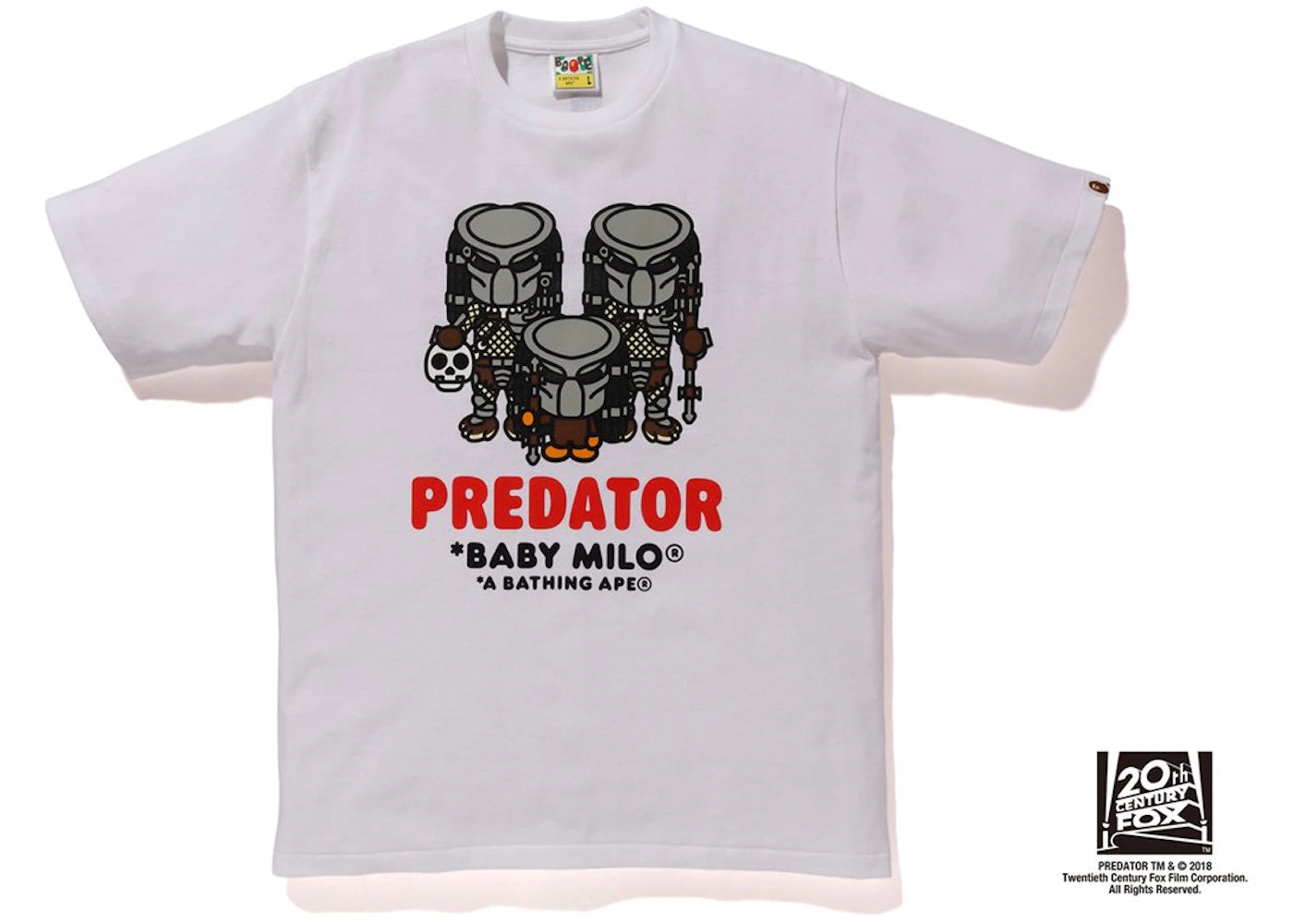 BAPE x Predator Baby Milo Tee #2 White