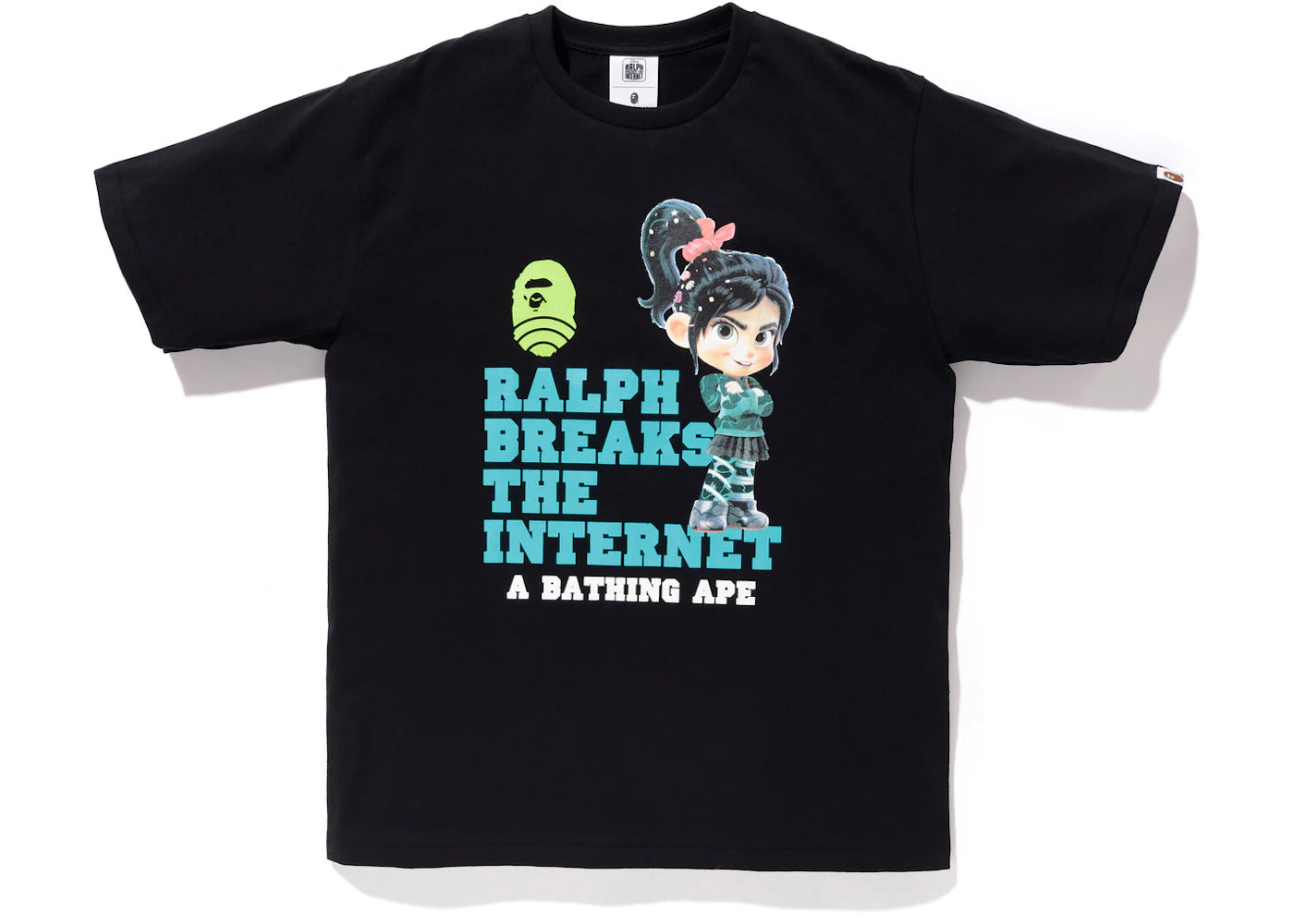 BAPE x Ralph Breaks the Internet Tee 3 Black