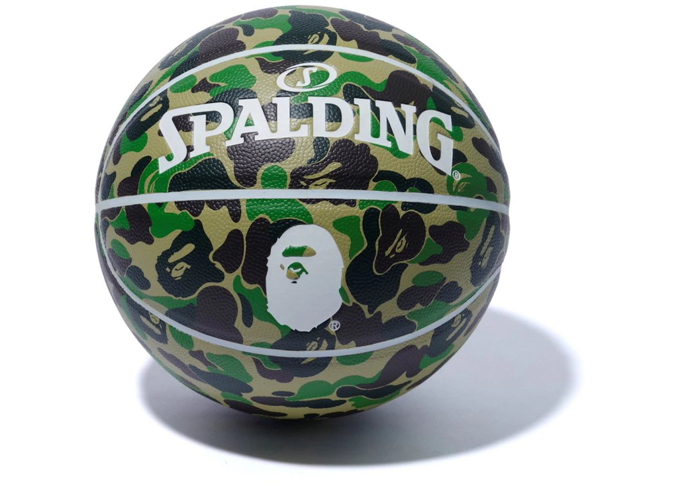 BAPE x Spalding ABC Camo Basketball Green