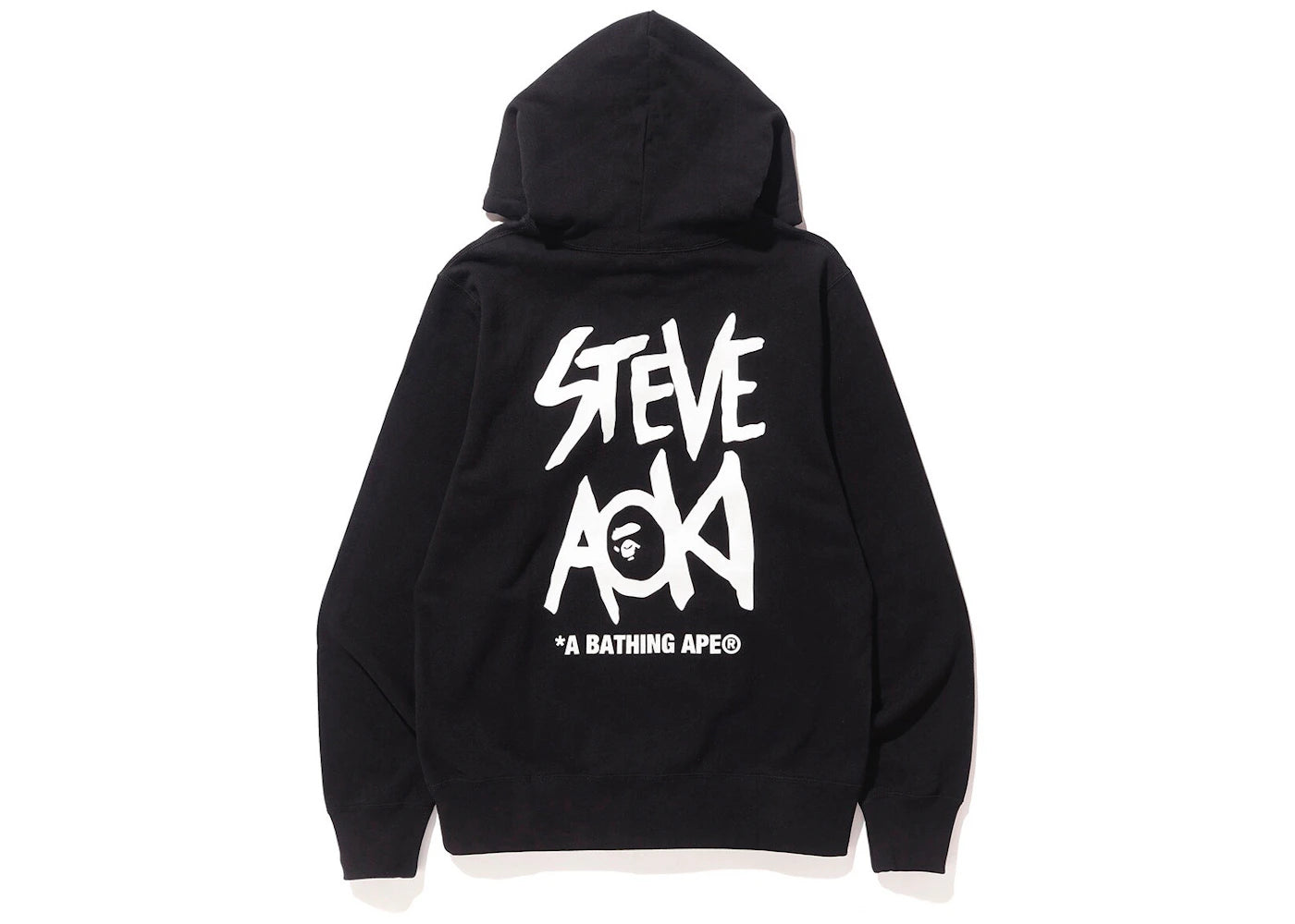 BAPE x Steve Aoki Pullover Hoodie Black