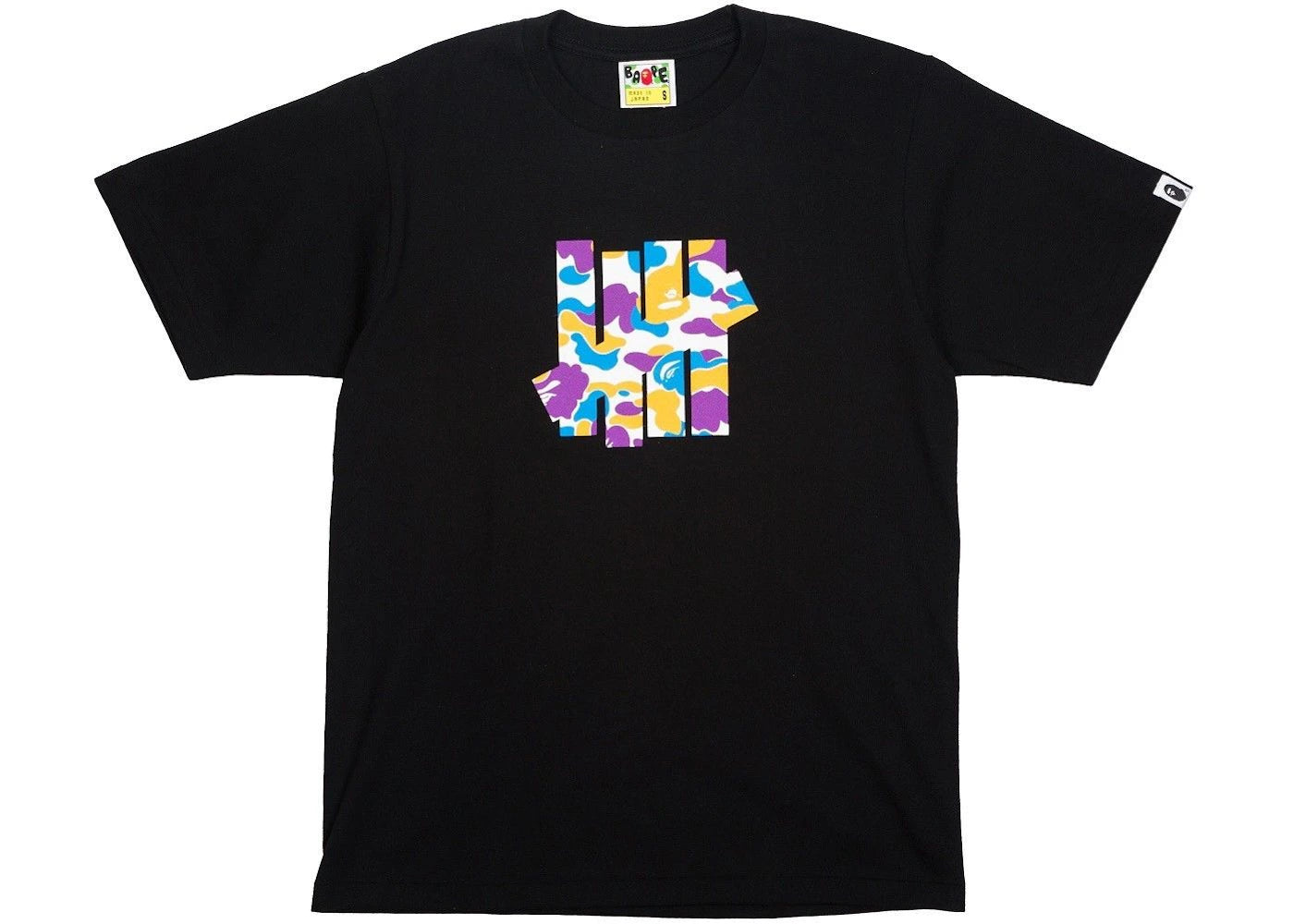 BAPE x Undefeated 5 Strike Tee Black/Multi