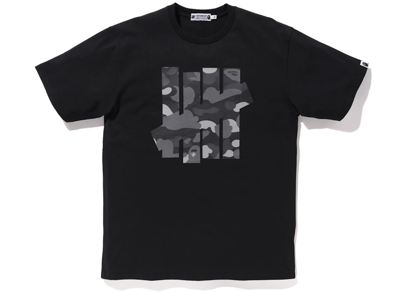BAPE x Undefeated 5 Strikes Tee Black