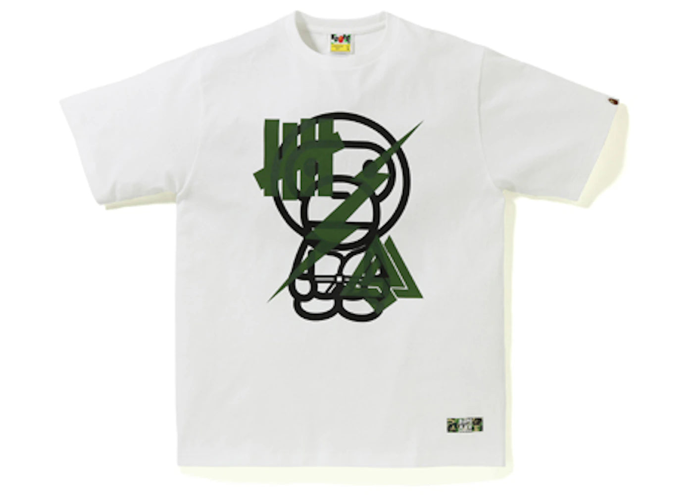 BAPE x Undefeated Baby Milo Tee White