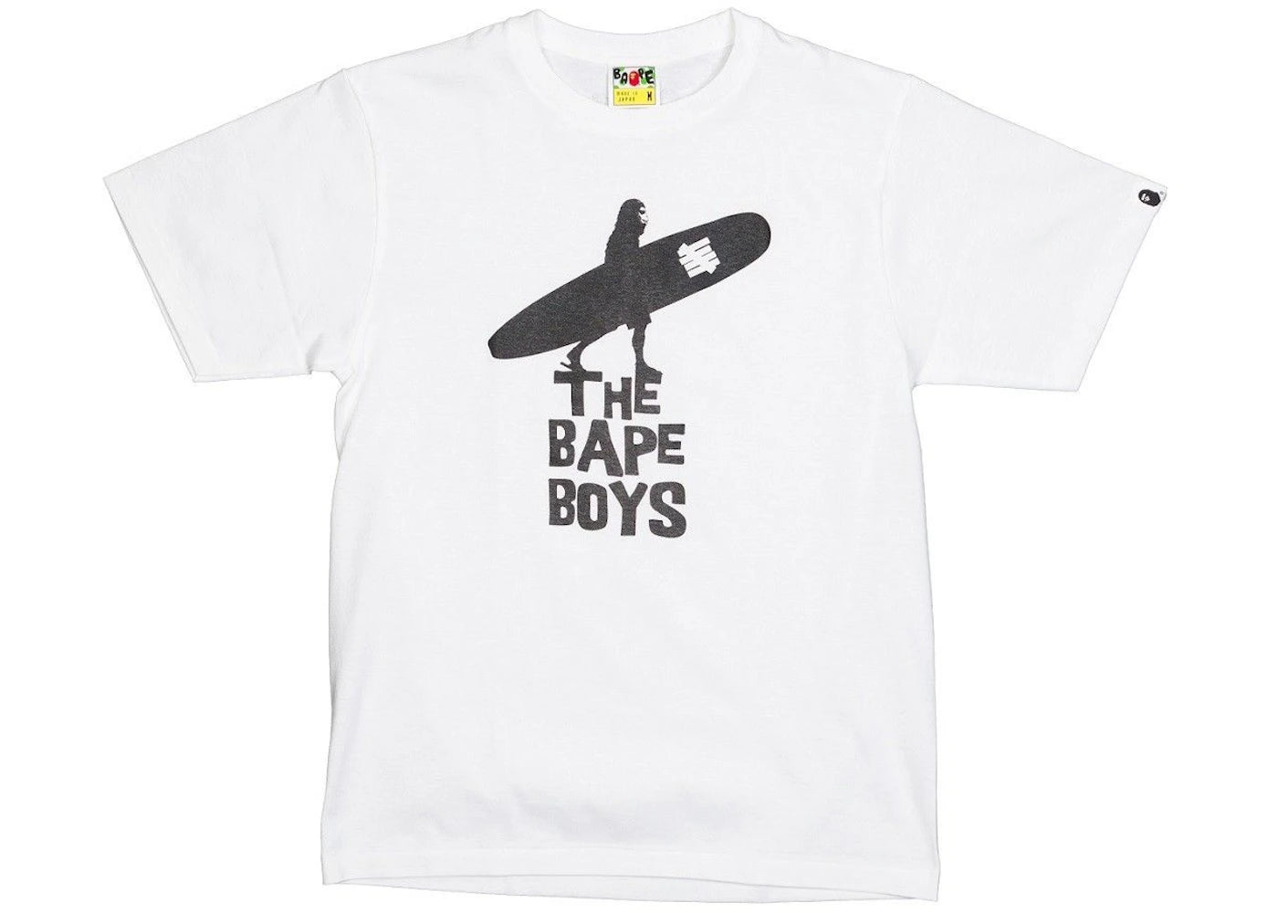 BAPE x Undefeated Boys Tee White