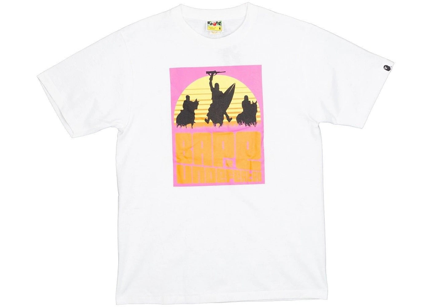 BAPE x Undefeated Rising Sun Tee White