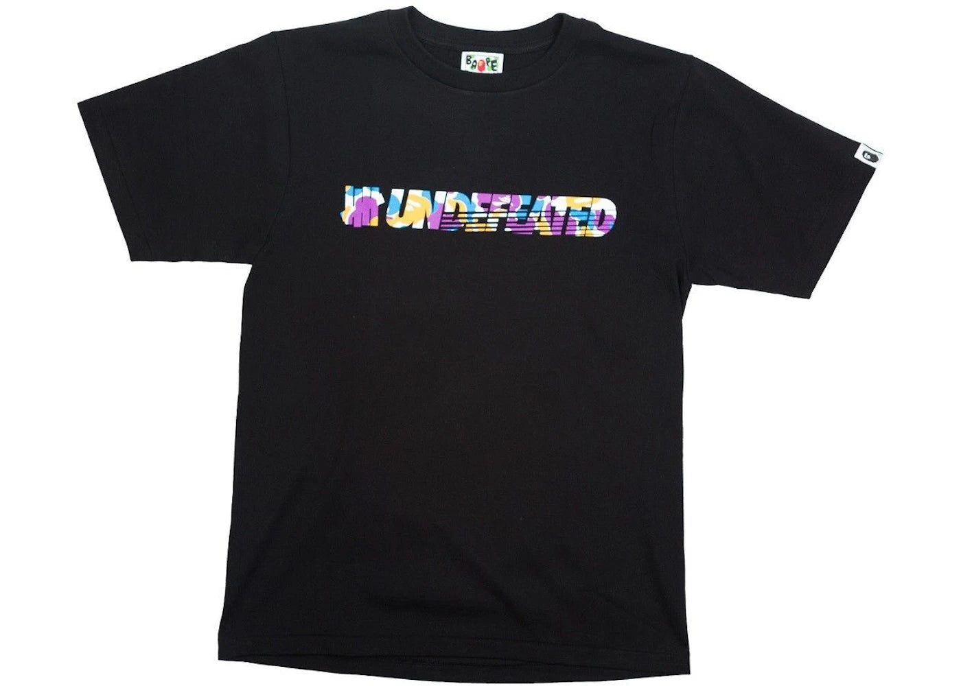 BAPE x Undefeated Unbalance Tee Black/Multi