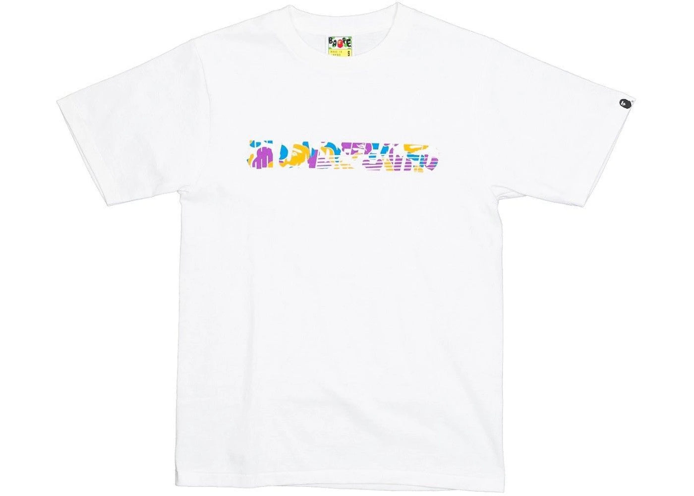 BAPE x Undefeated Unbalance Tee White/Multi