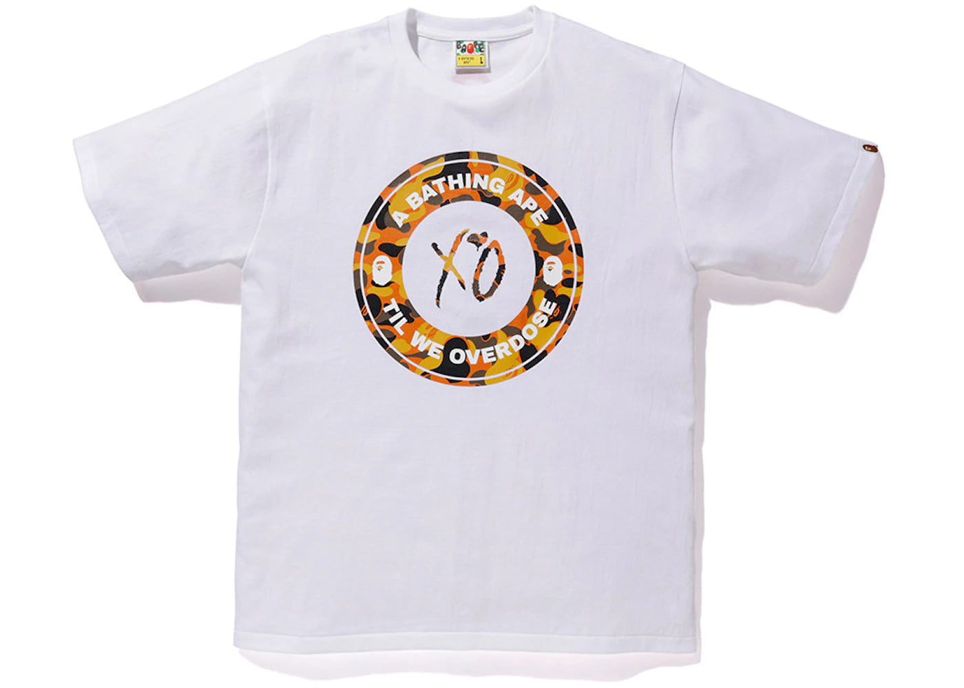 BAPE x XO Busy Works Tee White