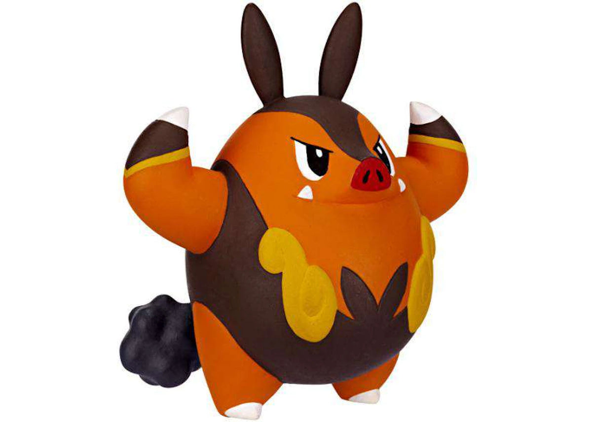 Pignite Move Set Basic Fun Pokemon Series 3 Basic Pignite, Woobat & Pidove Figure (Set ...