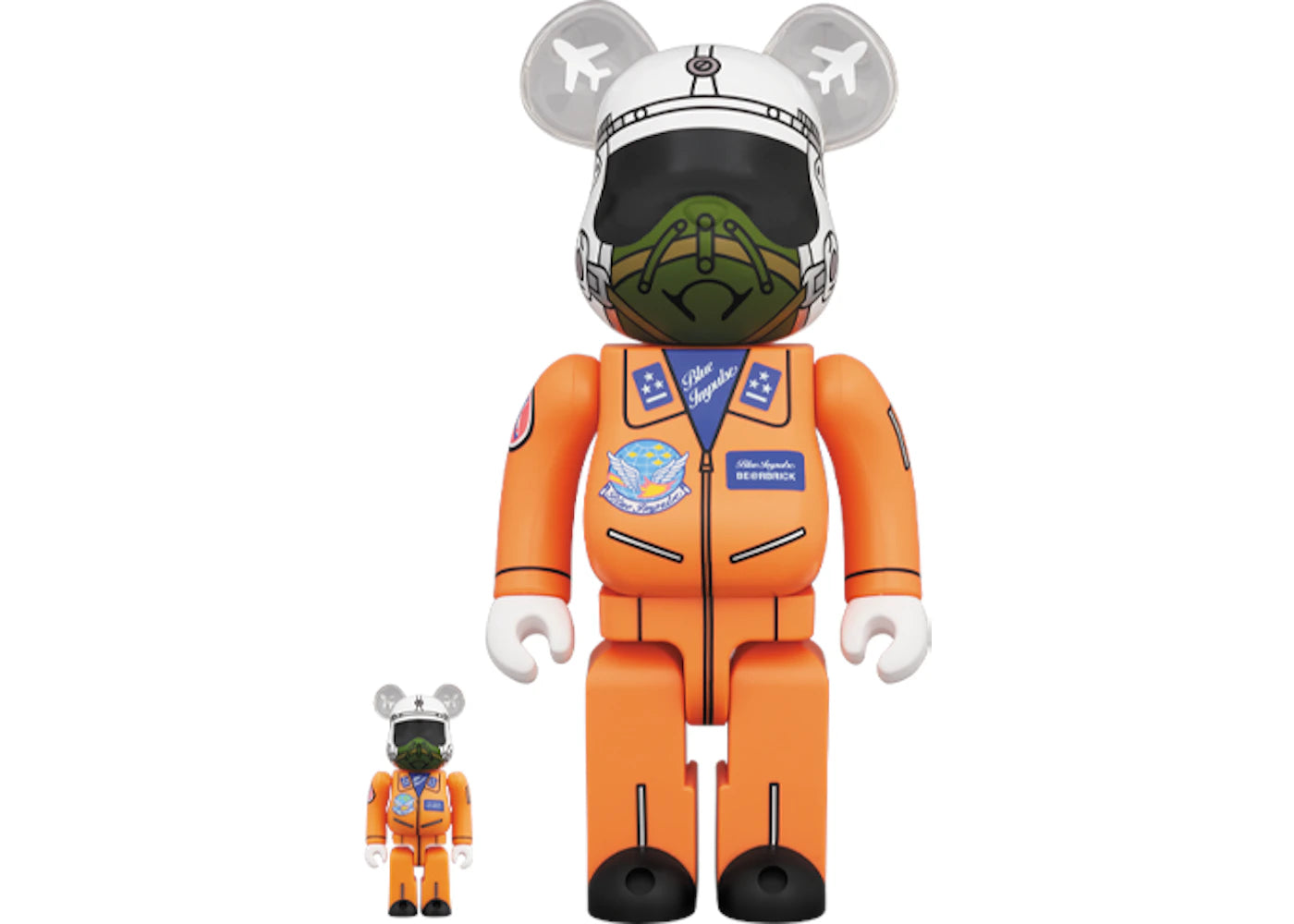 Bearbrick 1964 Blue Impulse 100% & 400% Set