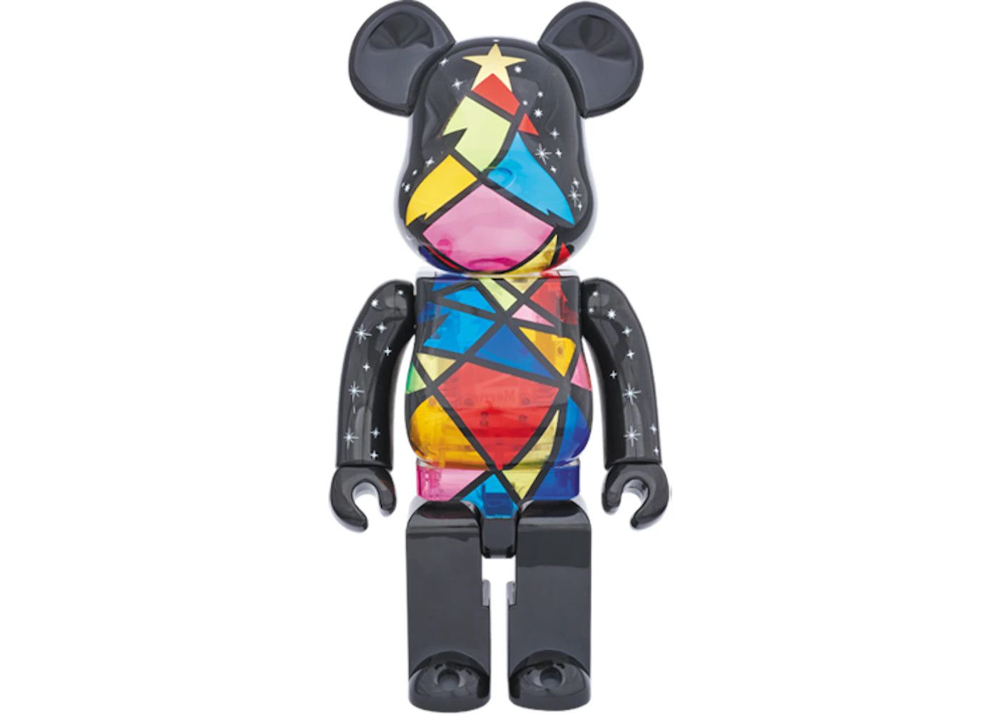 Bearbrick 2016 Xmas Stained-glass Tree Ver. 400% Black