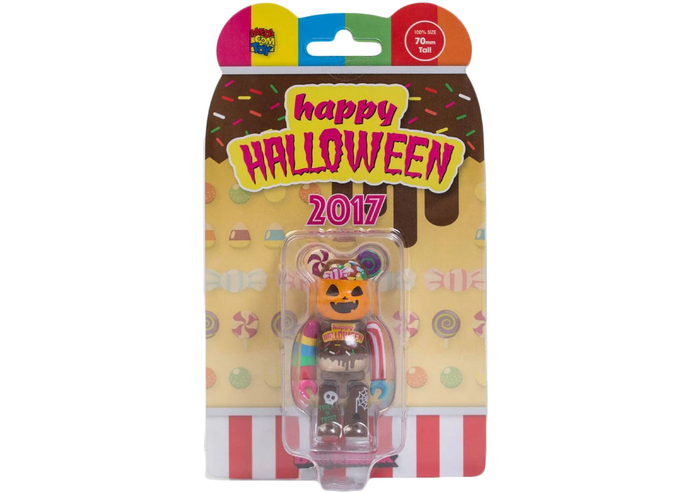 Bearbrick 2017 Halloween 100% Brown