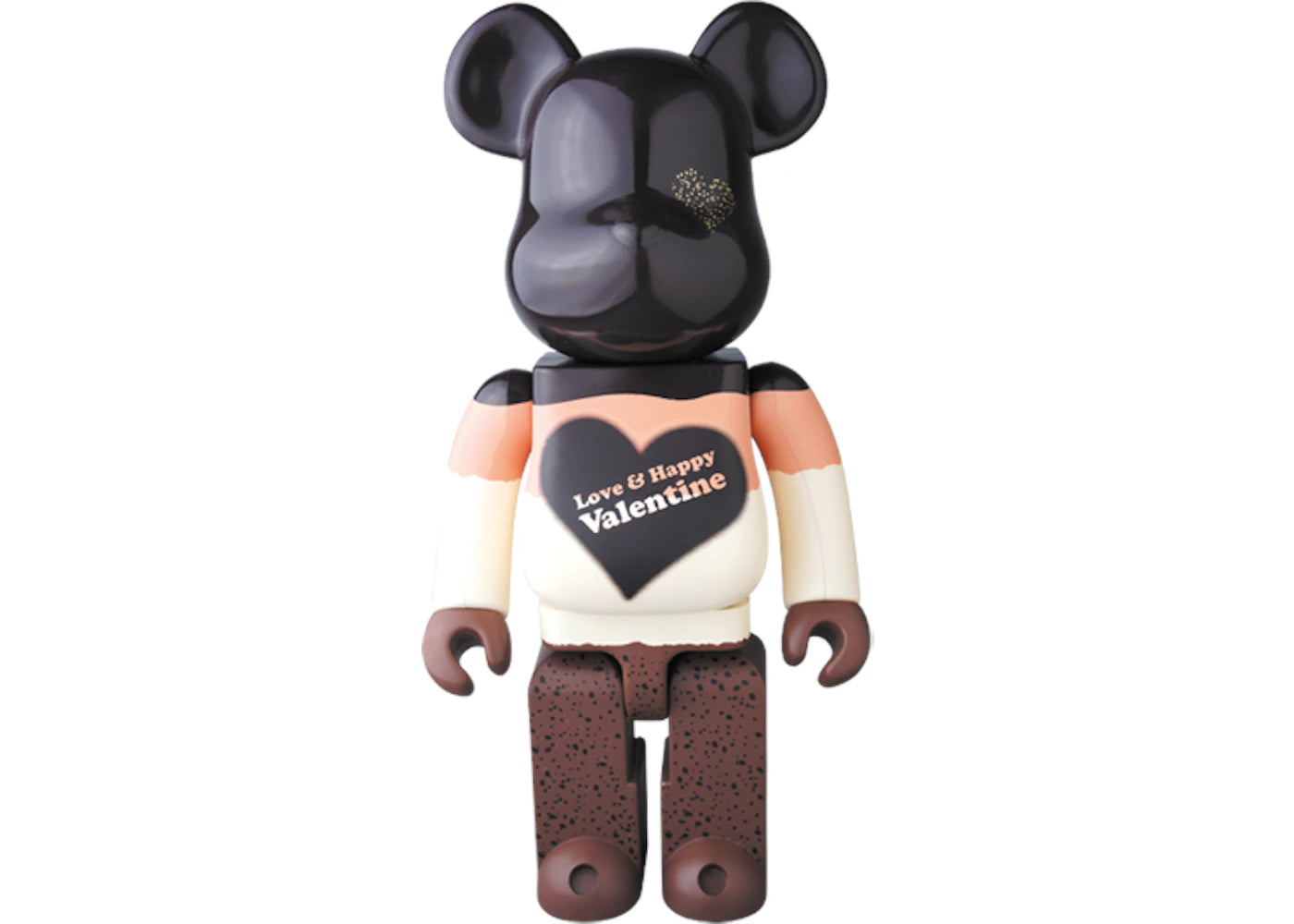 Bearbrick 2017 Valentine Mousse Chocolate Ver. 400% Black/Brown