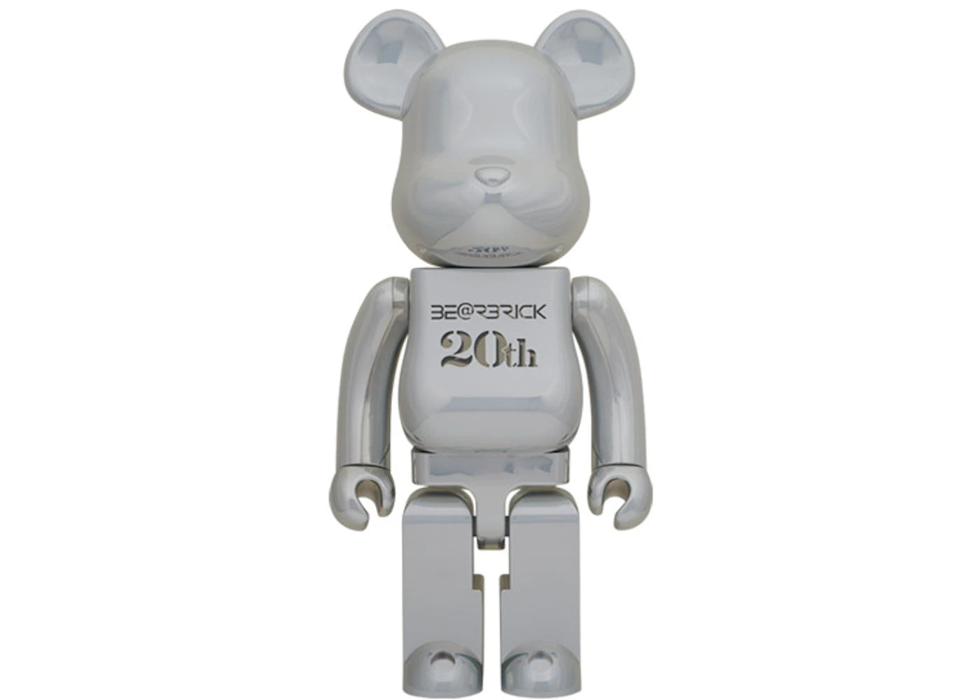 Bearbrick 20th Anniversary 1000% Chrome Ver.