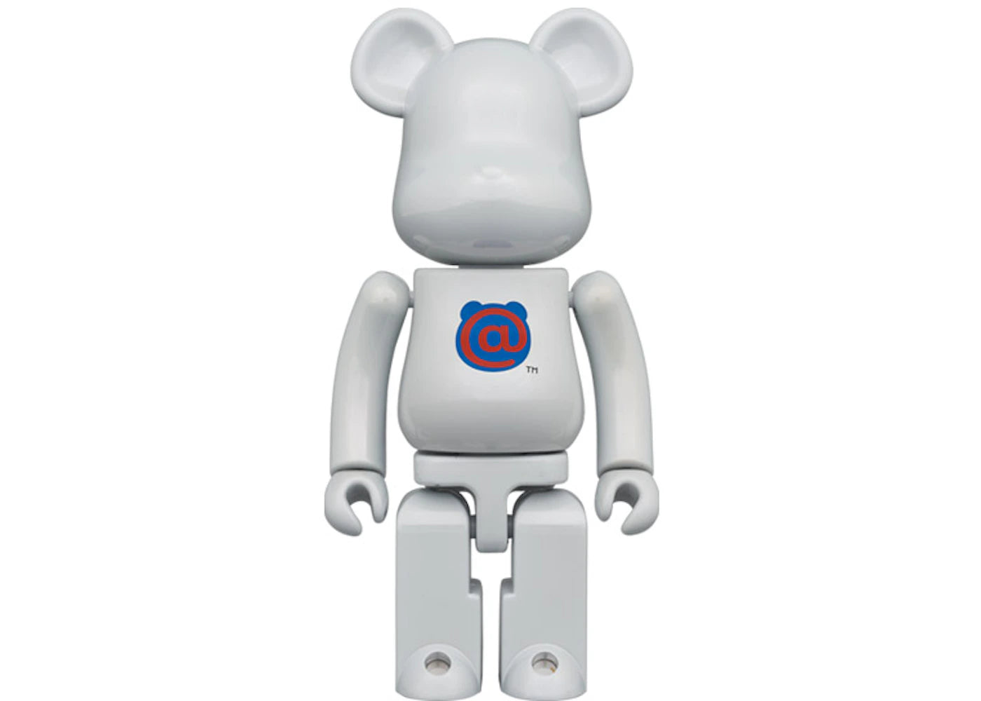 Bearbrick 20th Anniversary 1st Model 200% White Chrome