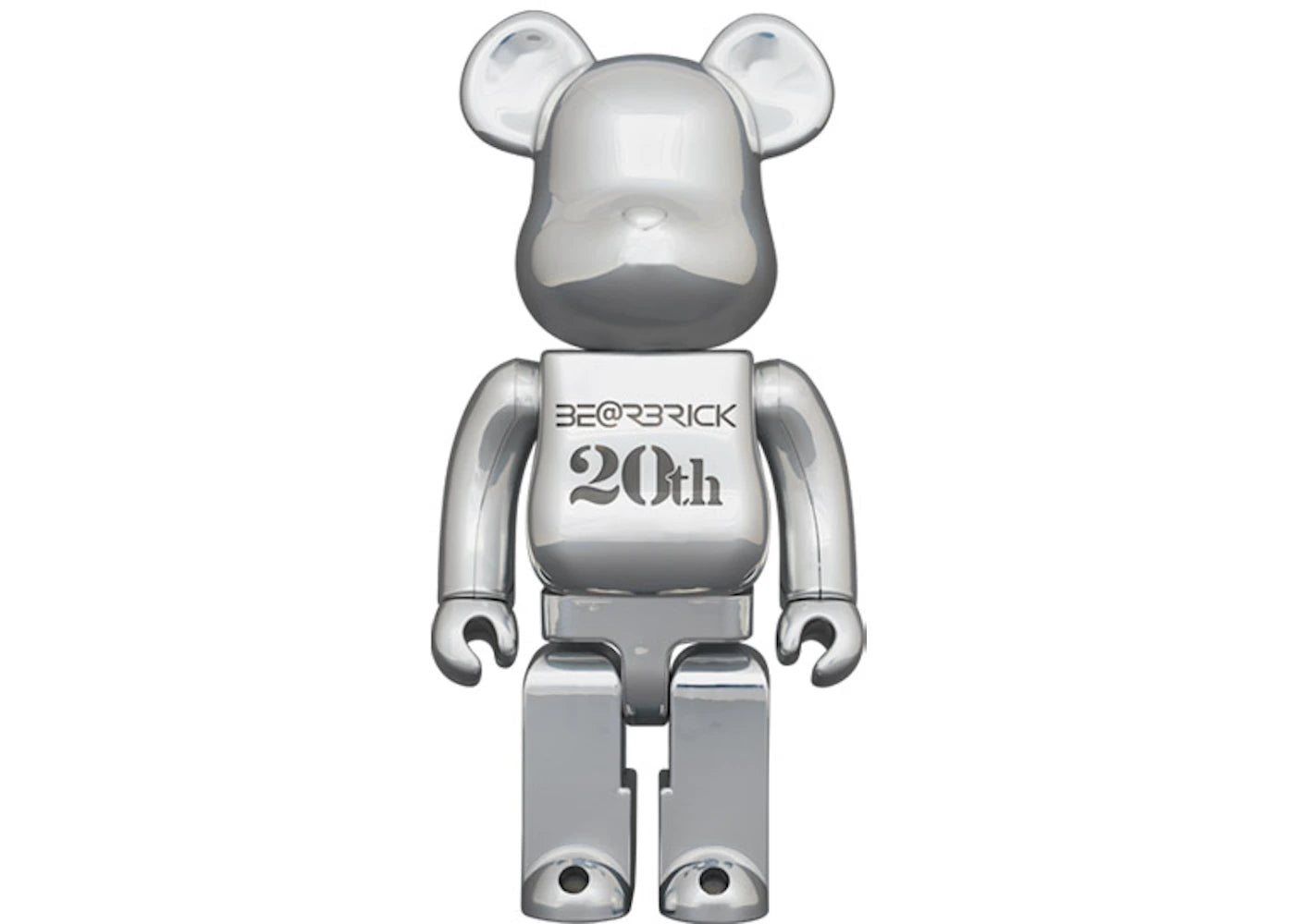 Bearbrick 20th Anniversary 400% Chrome Ver.