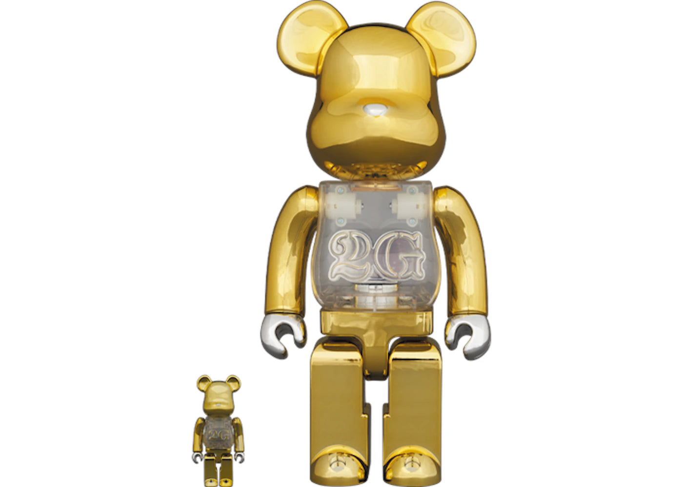 Bearbrick 2G Reverse 100% & 400% Set