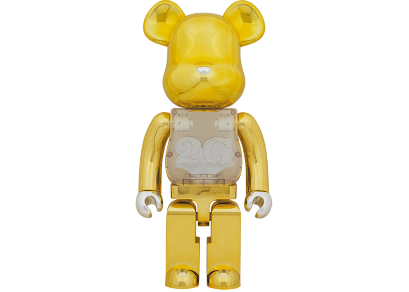 Bearbrick 2G Reverse 1000% Gold Light Up