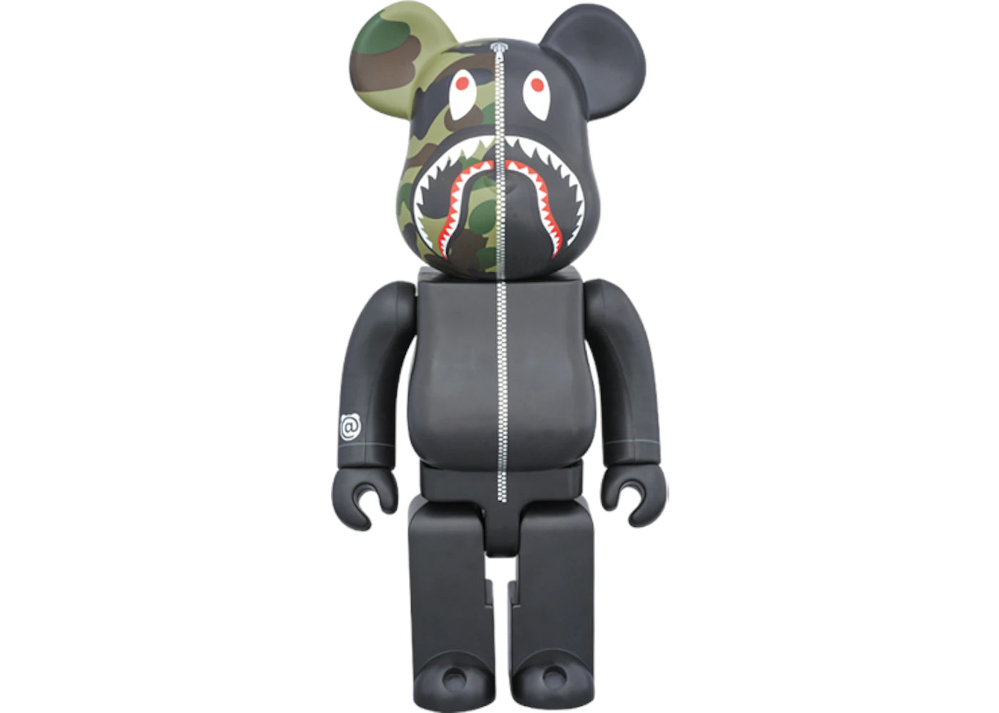 Bearbrick A Bathing Ape 1st Camo Shark 400% Black