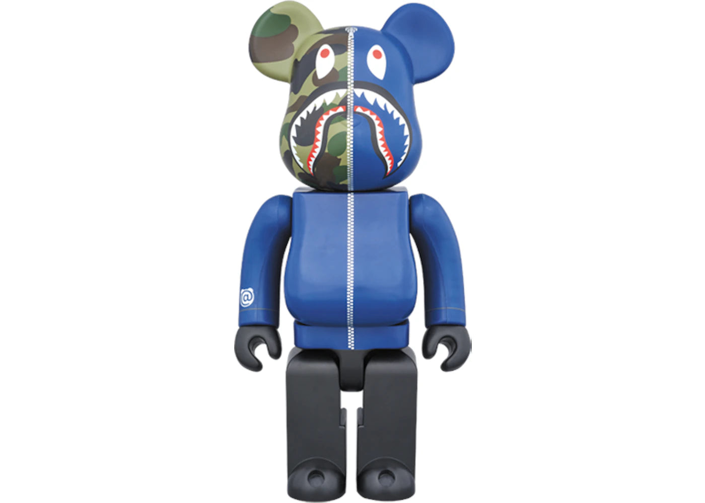 Bearbrick A Bathing Ape 1st Camo Shark 400% Blue