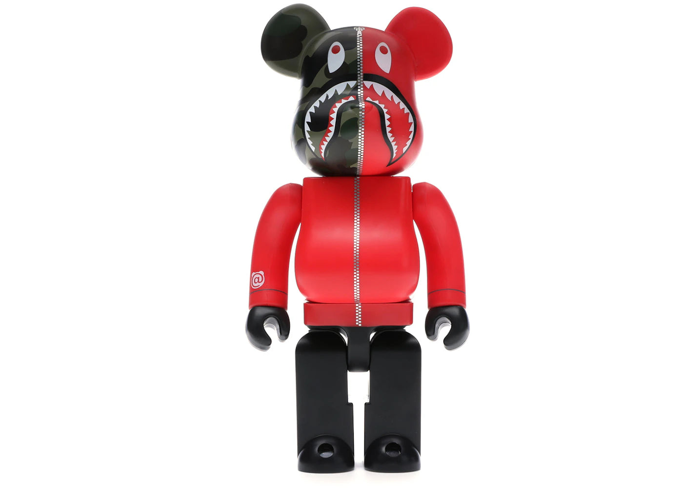 Bearbrick A Bathing Ape 1st Camo Shark 400% Red