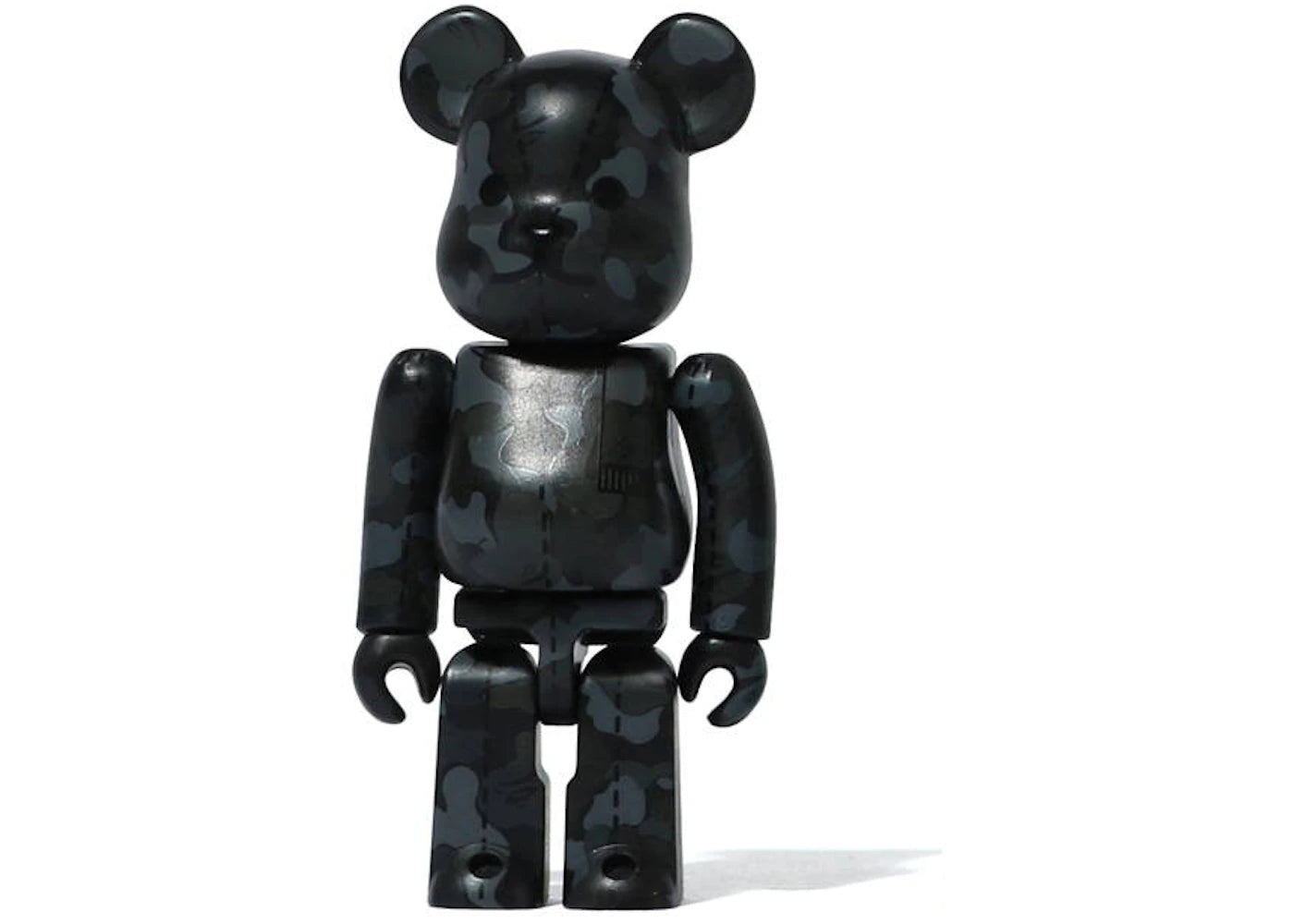 Bearbrick A Bathing Ape 28th Anniversary Camo #1 100% Black/Grey