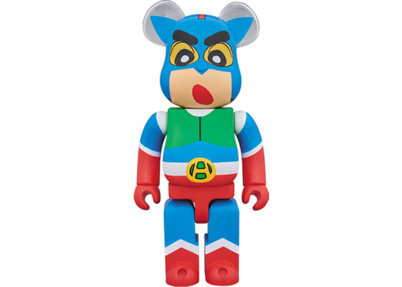 Bearbrick Action Masked Shin-chan 400% Blue