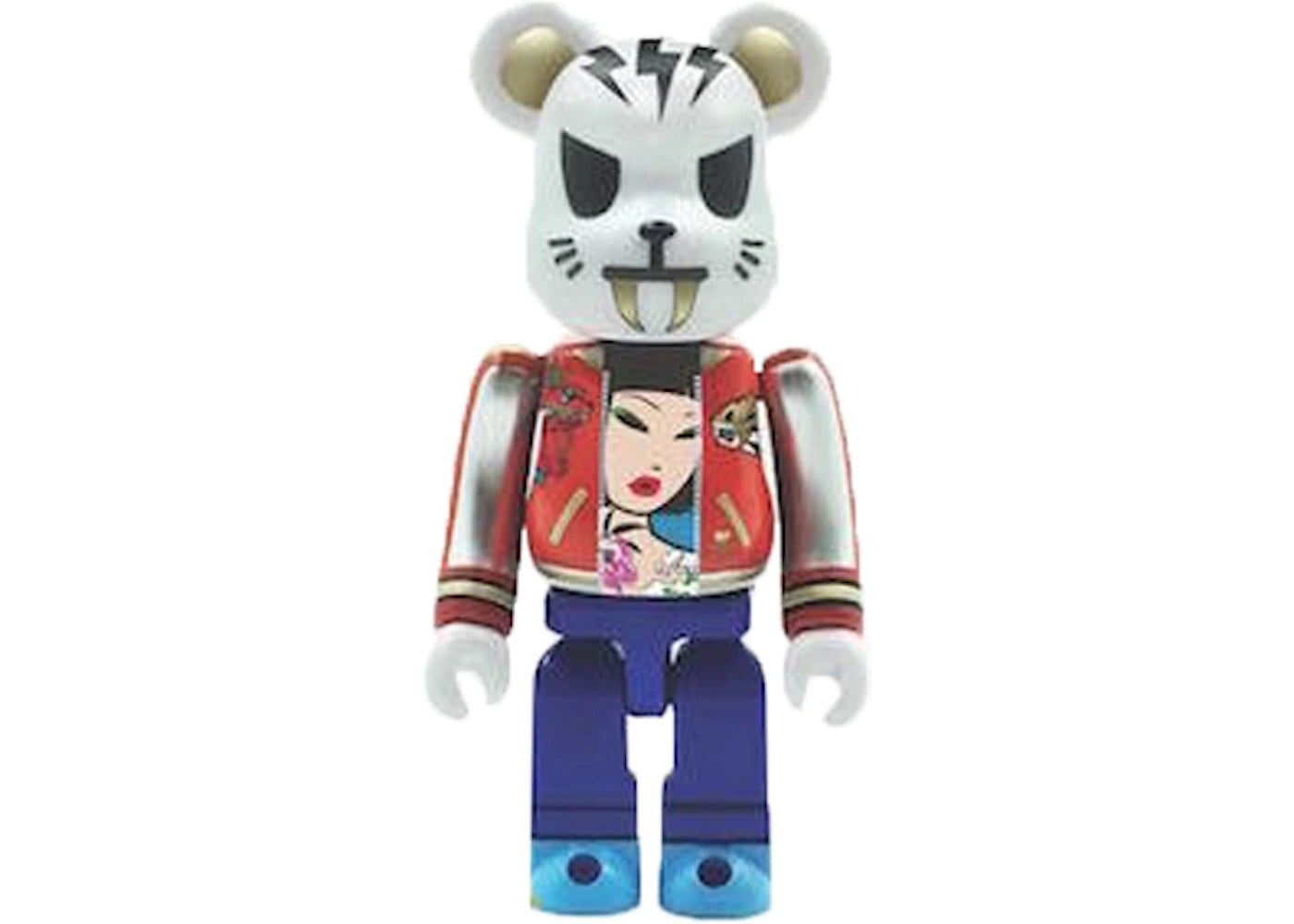 Bearbrick ActionCity x Tokidoki Electric Tiger 100% Multi