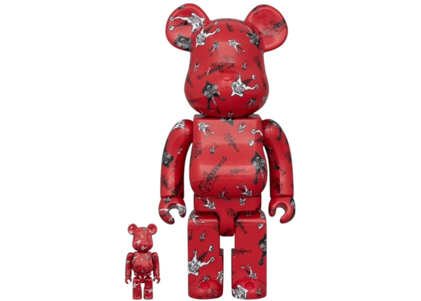Bearbrick Amplifier Buck Tik Hisashi Lmai 100% & 400% Set Red